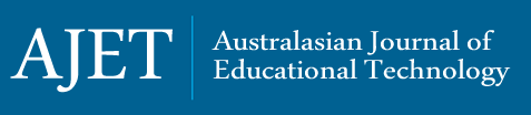 The Australasian Journal of Educational Technology, otherwise known as AJET, logo.